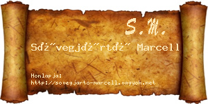 Sövegjártó Marcell névjegykártya